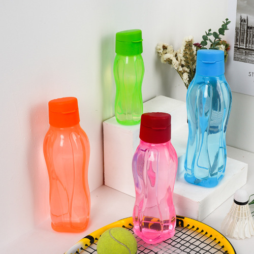 creative simple plastic cup outdoor sports fitness portable water bottle