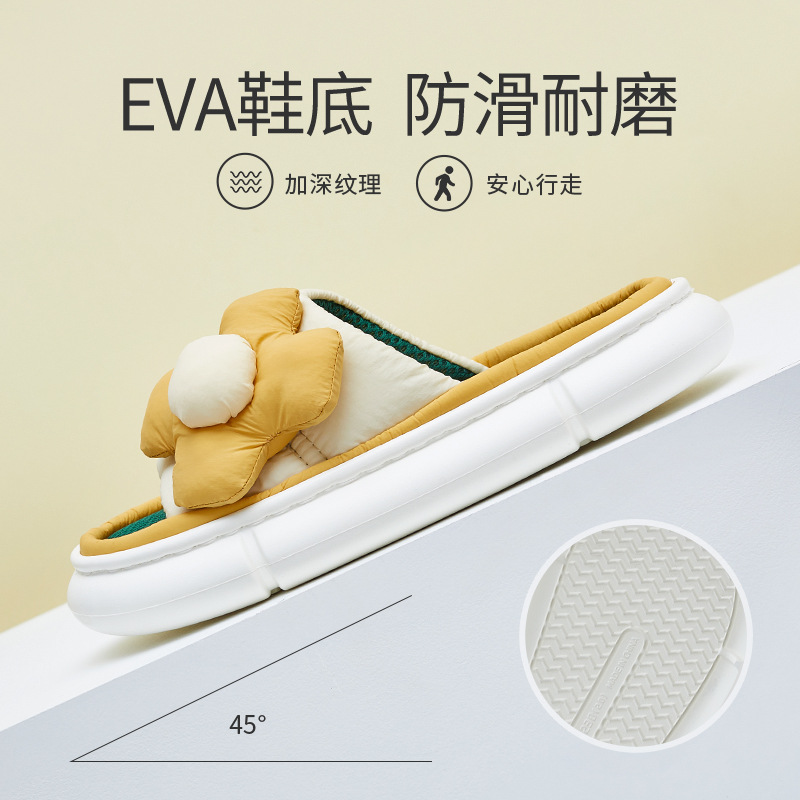 2021夏季新款可爱女小红花厚软底居家环境透气凉拖鞋时尚女生拖鞋