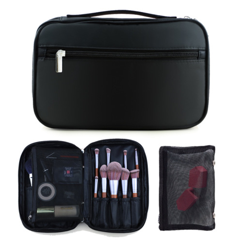 Large Capacity Portable Makeup Brush Bag Portable Travel Storage Wash Bag Cross-Border Beauty Kit
