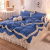 New Korean Style Ruffled Bed Skirt Four-Piece Set Washed Cotton Double Korean Style Four-Piece Set