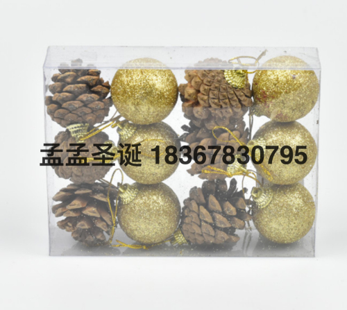 factory direct sales cistmas pendant cistmas ornament cistmas ball pine cone gift box cistmas decoration cistmas pendant