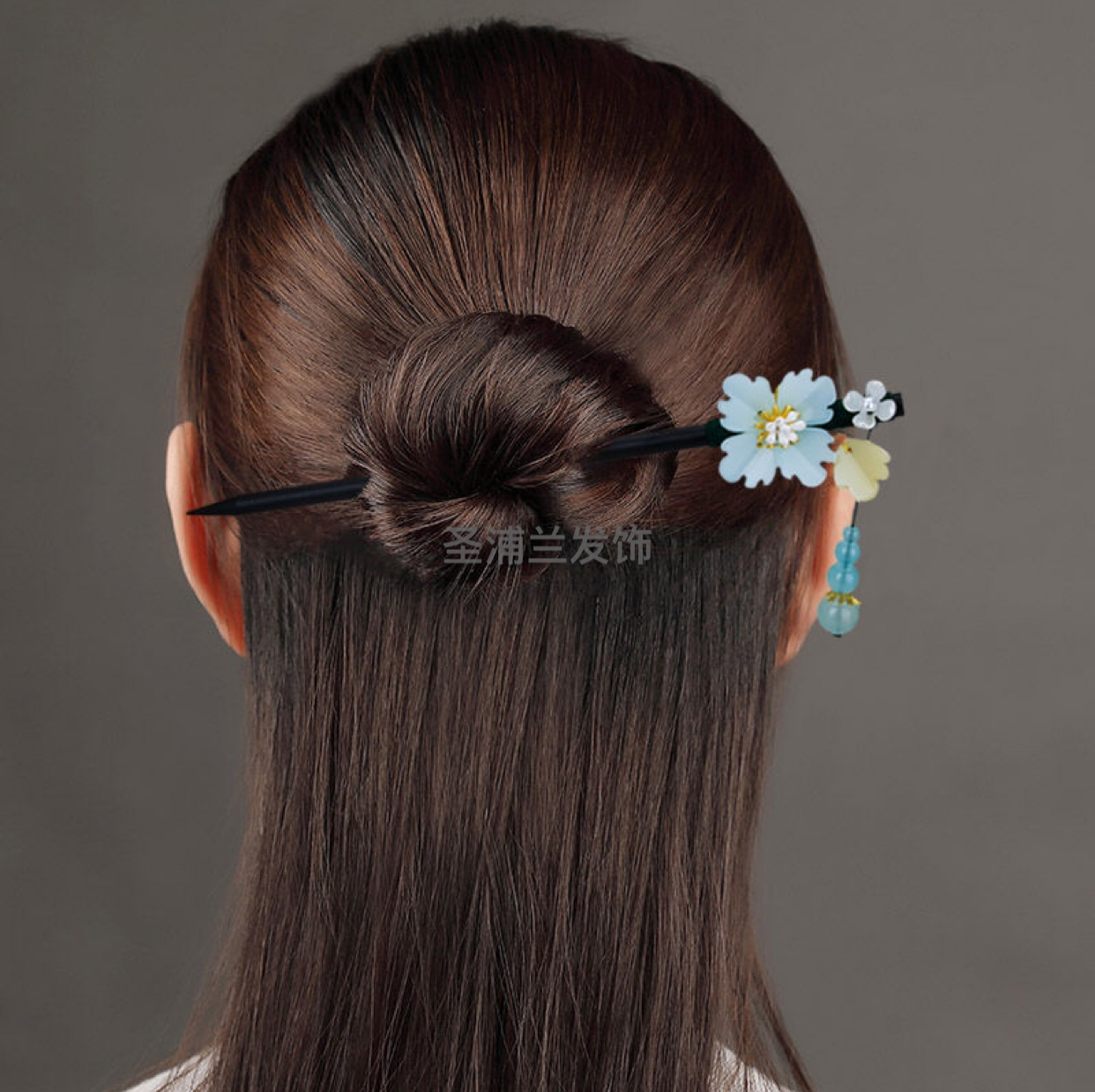 15/18cm古典木簪杆棍 diy古风饰品配件手工材料 发簪步摇汉服配饰