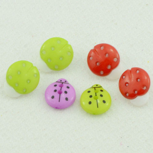 plastic insect color children wholesale button buttons