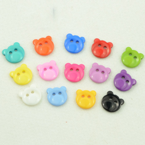 Colorized Sweater Buttons Wholesale Resin Children‘s Cartoon Button Monopoly Cute Baby Clothes Buttons