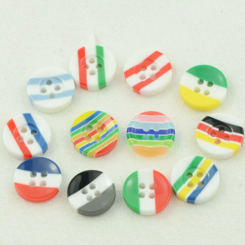 striped resin children‘s button color baby sweater button exclusive sale cartoon beautiful button wholesale