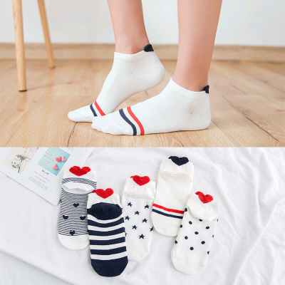 SocksSpring and Summer New Women's Three-Dimensional Comfortable Cute Cartoon Feather Socks Children All Cotton Low Cut Socks Factory Wholesale