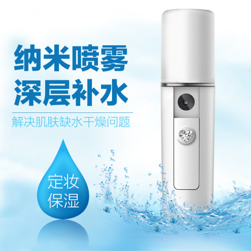Portable Nano Handheld Spray Water Replenishing Instrument Face Humidifier Cold Spray Handheld Facial Vaporizer