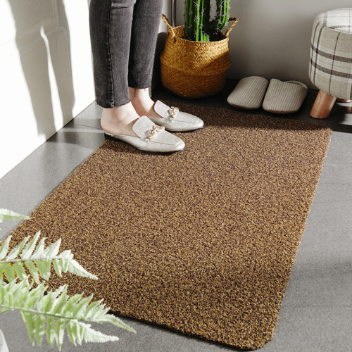 outdoor entrance solid color mud scraping floor mat carpet outdoor entrance dust removal door mat household foot mat generation