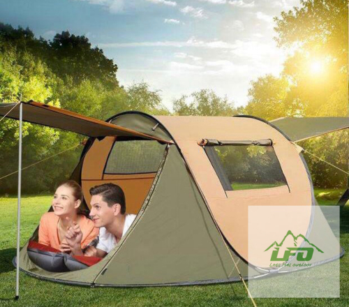 camping automatic boat tent， uv protection seconds to open the ship account. customizable logo.