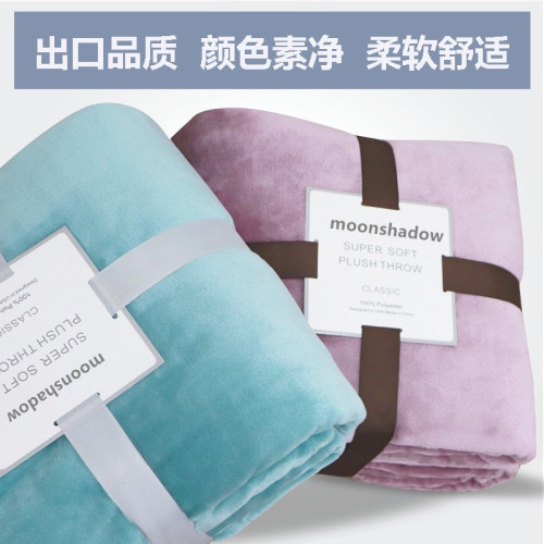 Any Size Support Custom Blanket Flannel Winter Thickened Double Bed Sheet Towel Blanket Summer Air Conditioning Blanket 