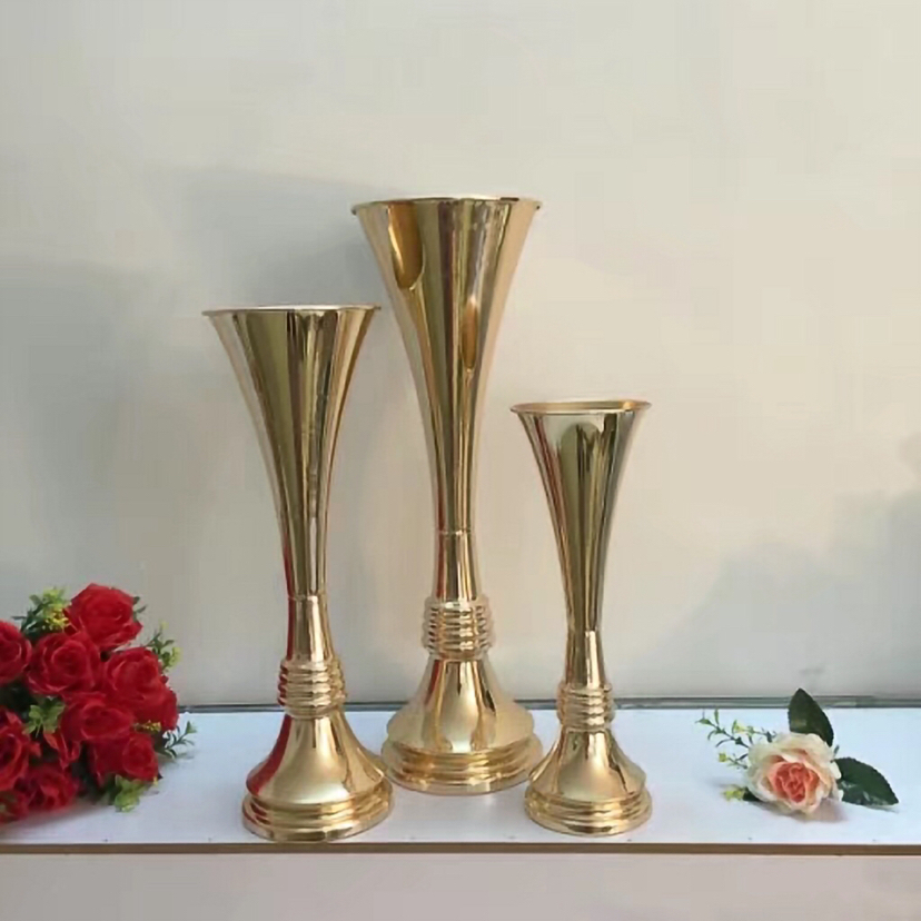 酒店装饰花瓶婚庆水晶路引欧式烛杯花架创意家居客厅插花装饰摆件