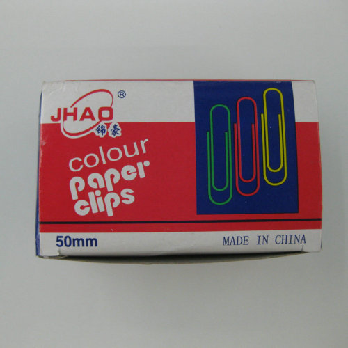 50mm color paper clip paper clip financial supplies fashion office paper clip storage pin