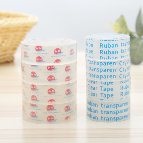 Hot Sale Crystal Tape Transparent Stationery Tape 1.2cm 1.8cm 1.9cm Wide Factory Wholesale