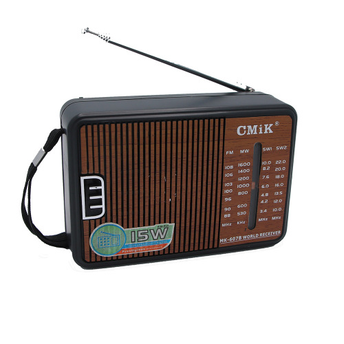 cmik retro manual radio medium wave short wave fm + am + sw cross-border supply