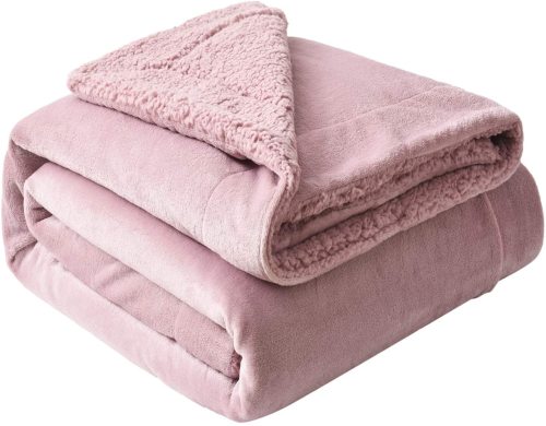 Multiple Sizes Available customizable Color Matching Lambswool Double-Layer Composite Blanket Winter Thickened Single Double Gift Blanket 