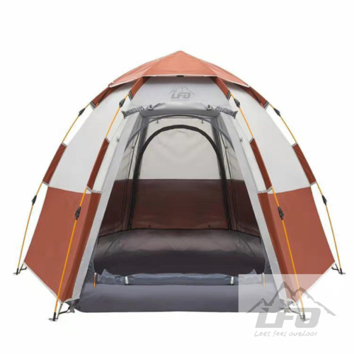 quick open tent， customizable rain-proof hydraulic tent. can sample custom logo.