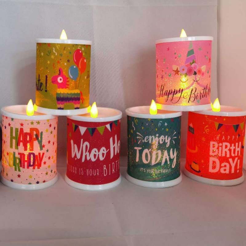 创意节庆圣诞LED仿真蜡烛氛围灯可定制logo商店橱窗蜡烛装饰道具