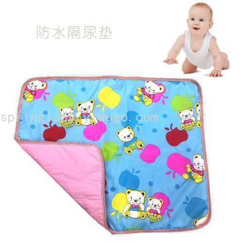 spring lady baby printing waterproof medium size diaper pad anti-diaper washable diapers for boys and girls