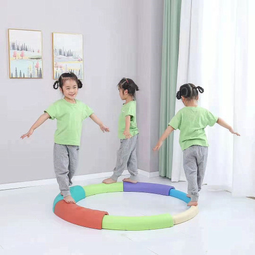Curve Wood Surf Balance Board Children‘s Sensory Integration Therapy Equipment Household Game Props Touch Board Retractable Physical Fitness Bridge
