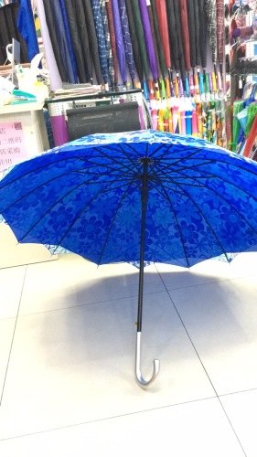 60cm 16k cross double-layer cloth hand flowering umbrella sun-proof rain-proof foreign trade south american special umbrella