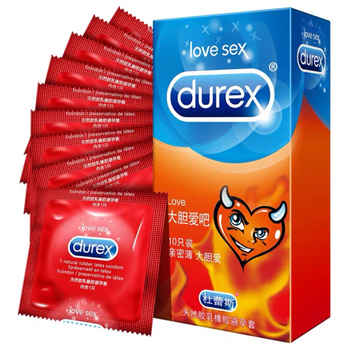 durex love pack bold love bar 10 pack type sexy condom with lubricating oil