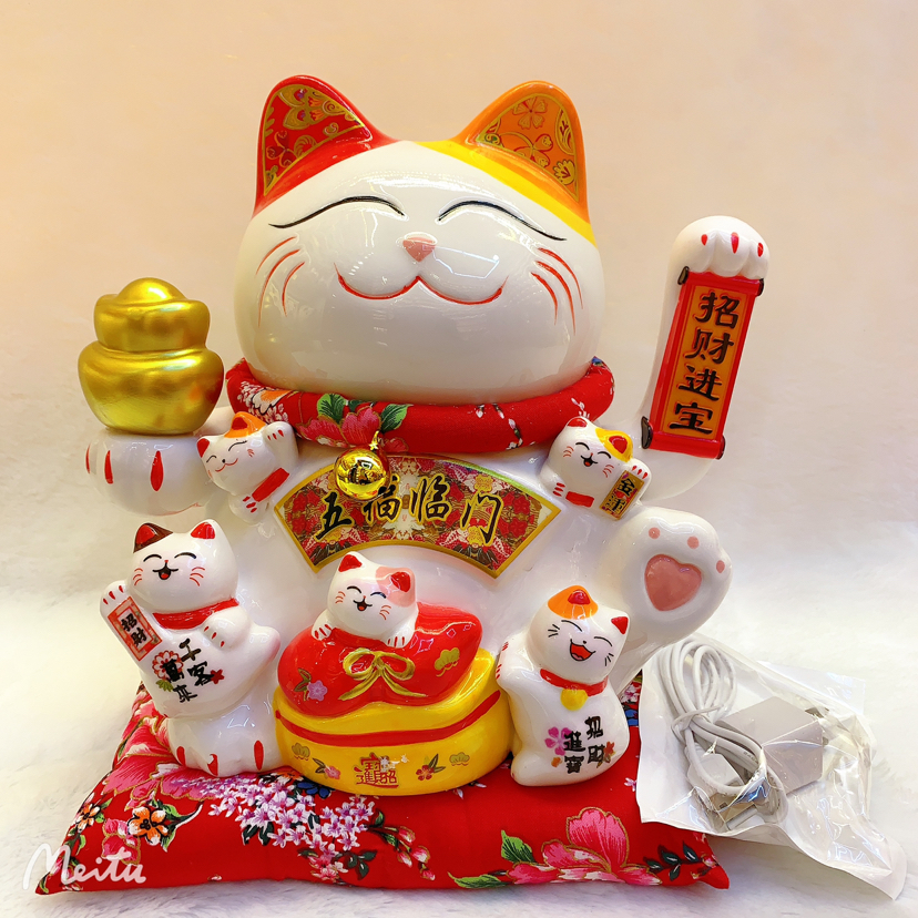 招财猫，摇手招财猫创意礼品摆件送礼佳品