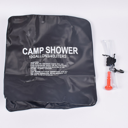 camping outdoor products 40l solar hot water bag outdoor bath shower bag large camping bath bag