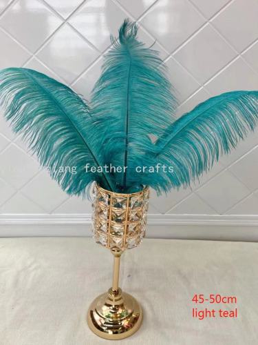 factory direct sales spot ostrich hair 45-50cm in stock wholesale wedding celebration decoration background diy vase decoration