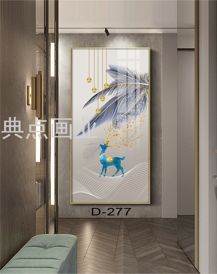 轻奢高档挂画欧美流行装饰画居家客厅走廊玄关油画布挂画装饰画