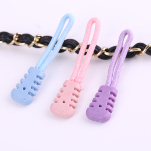customized pvc clothing bag zipper head rope pull tail pull tail rope pull head rope injection pull tail pull rope