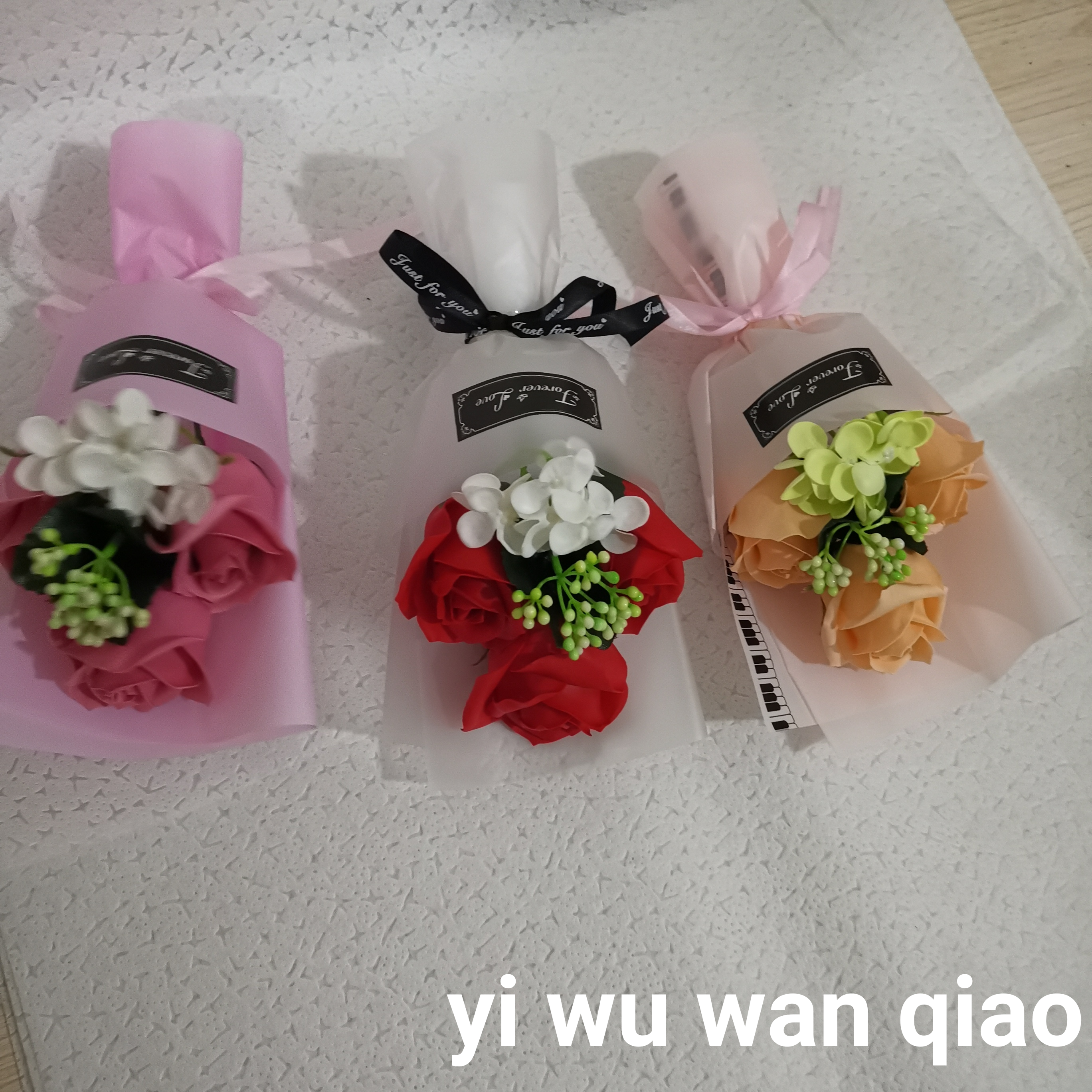 母亲节七夕情人节教师节工艺礼品香皂肥皂玫瑰花手工礼物