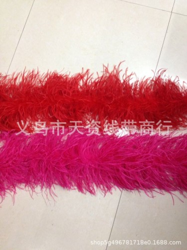 5 Layers 2 M a Colorful Ostrich Wool Tops Feather Wedding Stage Decoration Clothing Ornament Crafts Ostrich Feather