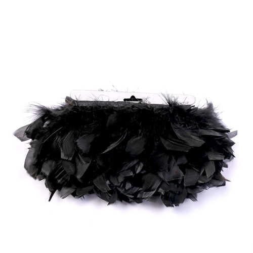 spot direct supply ostrich feather lace decoration fire piece cloth edge dance costume decoration accessories