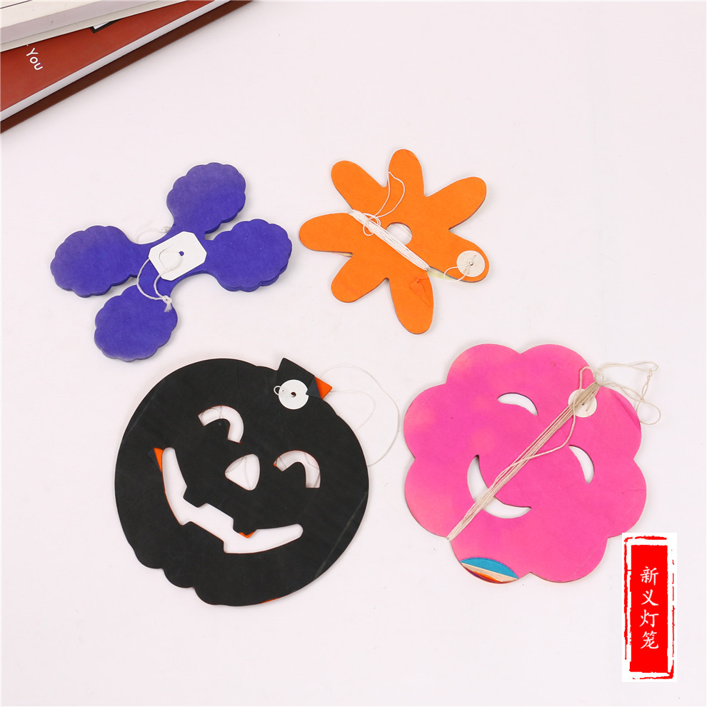 节日装扮拉旗纸质饰品场景布置挂件鬼屋会场幼儿园装饰道具
