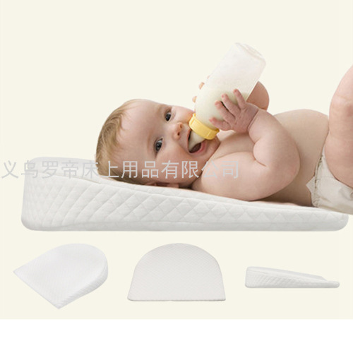 Milk Spilt Prevent Baby Pillow Triangle Slope Baby Pillow Memory Foam Nursing Pillow Amazon EBay Hot Sale Cross-Border Hot Selling