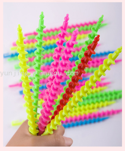 hair screw bar small hollow solid curly hair core cold hot shaping curly hair core