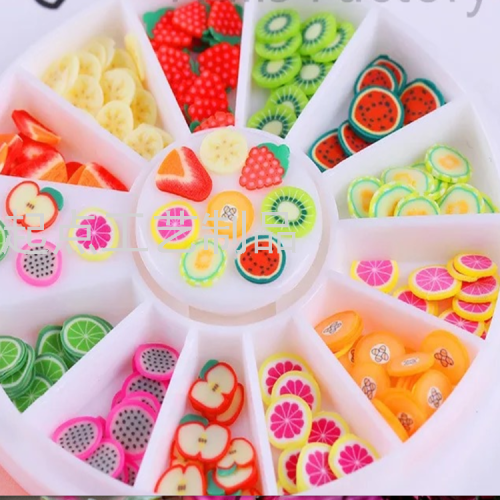 Hot Nail Sequins Candy Fruit Slice Slim DIY Material Summer Fruit Polymer Cy Nail Jewelry Patch