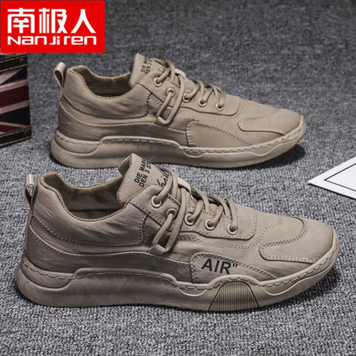 new ice silk cloth trendy men‘s board shoes zhongbang leisure sports shoes canvas outdoor breathable shoes