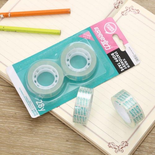 Stationery Adhesive Tape 1.8cm Wide * Size 28 Long Card Super Transparent Factory Direct Supply Spot Item No. Yili YL-111