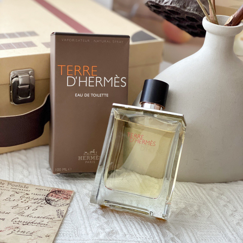 爱hermes 马仕大地男士香水馥郁香根草淡香持久留香100ml