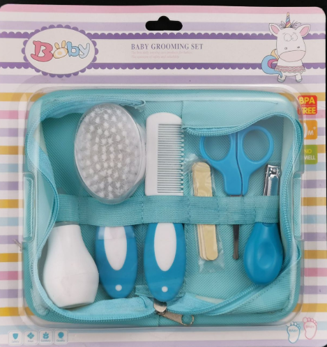 婴儿护理PP毛刷梳6件套装