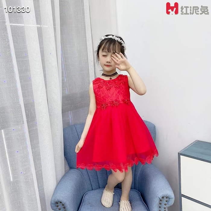 时尚女童夏装连衣裙新款洋气儿童裙子网红纱裙女孩夏季超仙