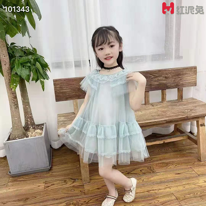 女童连衣裙雪纺夏装新款公主纱裙儿童背心裙女孩网红洋气夏季