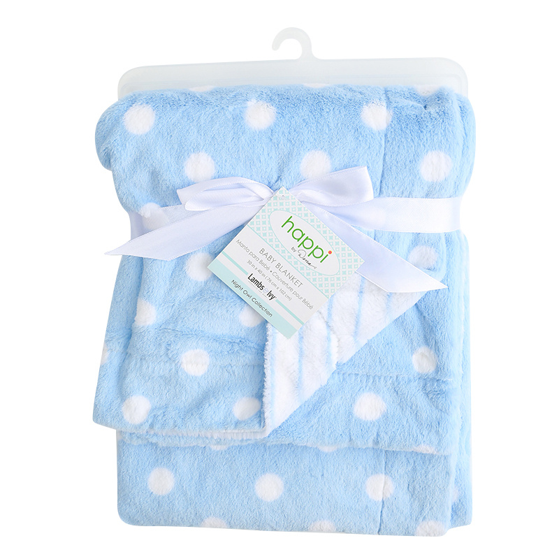 婴儿毛毯外贸定制新生儿棉柔软抱被幼儿园午睡盖毯批发详情2