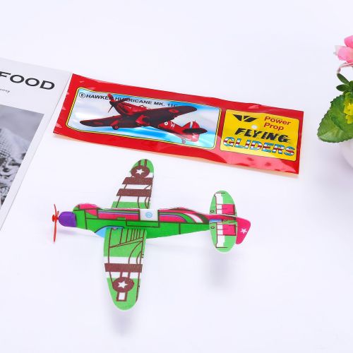 Science Small Experiment Children Hand Throw Balance Foam Aircraft Toy Gift DIY Airflow Swing Glider Body 