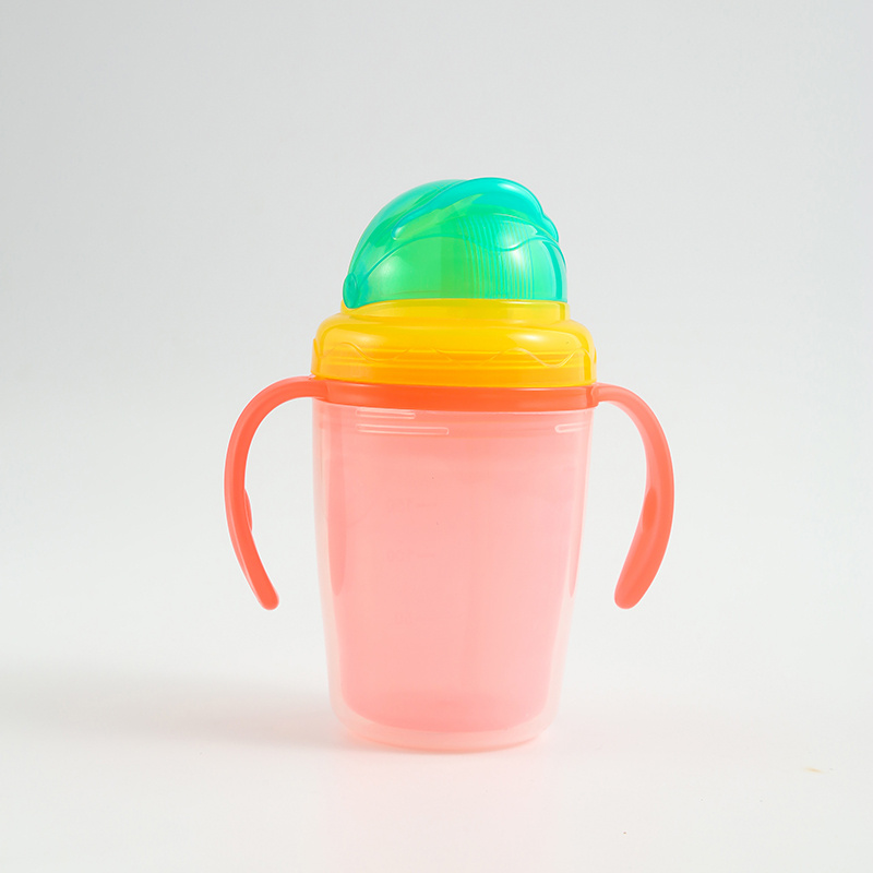 婴儿用品防摔双层保温饮水直饮杯儿童防呛吸管喝水杯详情3