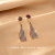 Sterling Silver Needle Earrings Women's Korean-Style Graceful Online Influencer Popular Anti Allergy Ear Jewelry New Fashion Earrings