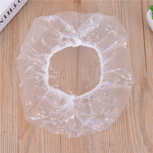 extra thick adult waterproof disposable shower cap kitchen bath shower hair dye hair treatment oil pe hat