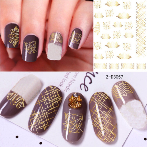 gilding bendable with back 㬵 nail sticker nail decals nail decoration