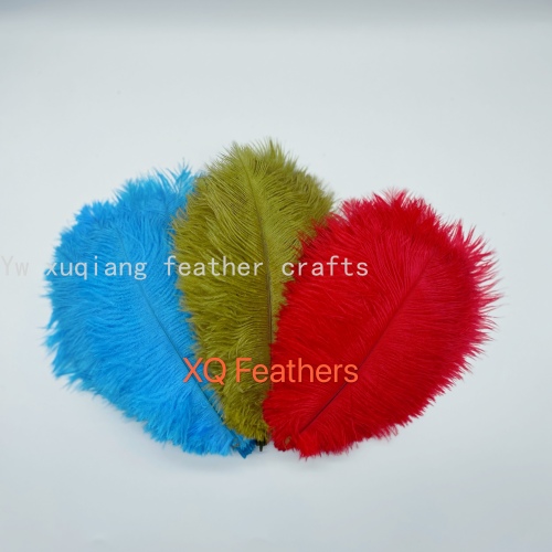 Ostrich Feather 25-30cm Colorful Feather Ostrich Feather Lamp Cake Plug-in Feather Headwear Mask Ostrich Feather Wall